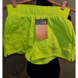 The North Face Women's Half Dome Logo Shorts - Size XS in Lime Green - BNWT
